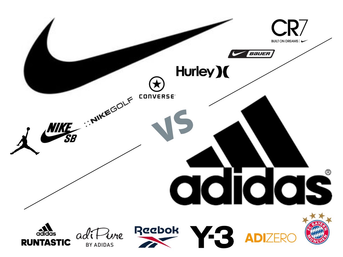 what is more popular nike or adidas